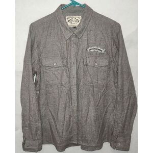 Sierra  Nevada BREWING CO WOMEN'S CELEBRATION BUTTON UP Grey Size Medium.